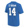 thumbnail image 3 of Youth Nike Amon-Ra St. Brown Blue Detroit Lions Player Name & Number T-Shirt, 3 of 3