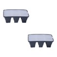 thumbnail image 1 of 2PC Baby Popsicle Molds Foldable Ice Cube Trays Easy Release Silicone Flexibleice Cube Trays With Spill Removable Lid Certified And For Cocktail Freezer Stackable Ice Trays With Covers Black, 1 of 5