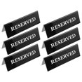 thumbnail image 1 of LNGOOR 6pcs Acrylic Reserved Signs Acrylic Reserved Signs Acrylic Table Reserved Signs for Wedding Restaurant, 1 of 6