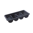 thumbnail image 4 of Caja para cubiertos de 4 compartimentos Organizador de cubiertos Divisores de cajones Organizador de cubiertos negro, 4 of 9