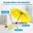 thumbnail image 5 of Rain-Mate Portable Folding Umbrella – Automatic Open/Close Compact Umbrella, Wind Resistant 8-Rib Design, 5 of 9