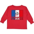 thumbnail image 3 of Inktastic French Soccer Boys or Girls Long Sleeve Toddler T-Shirt, 3 of 5