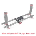 thumbnail image 6 of Aluminum Double Rod Clamp Mount 15mm Diameter, Tripod Mounting Plate, Matte Black Finish Spare, 6 of 9