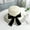 Bilateral Bow - Milk White, variant on Version Of Fashionable Women's Large Brimmed Bow Beach Vacation Straw Hat Beach Hat Foldable Hat In Stock