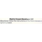 20 Volume Cream Developer by Matrix for Unisex - 32 oz Cream