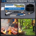 thumbnail image 4 of Propane Torch Weed Burner Kit, High Output Weed Torch with 11.5FT Hose, Self Igniter Weed Torch Flamethrower for Weeding, Roof Asphalt, Melting Snow, Road Marking (Blue), 4 of 7