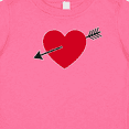 thumbnail image 4 of Inktastic Valentines Day Heart Arrow Boys or Girls Baby T-Shirt, 4 of 5