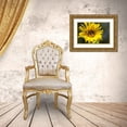 thumbnail image 3 of Crane, Rita 32x23 Gold Ornate Wood Framed with Double Matting Museum Art Print Titled - Sunflower and Bee I, 3 of 4