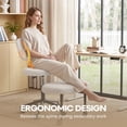 thumbnail image 5 of Waleaf Ergonomic Cross Legged Office Chair, Boucle ADHD & Meditation Chair for Adult, Lumbar Support Swivel Wide Seat, Yoga & Kneeling chair, 5 of 11