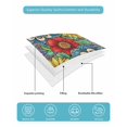 thumbnail image 4 of Quilt King Size Bedding Set, Boho Colorful Floral Reversible Summer Quilt 3 Pieces, Spring Flower Botanical Sunflowers Plant Lightweight Bedspreads Coverlets with 2 Pillow Shams for All Seasons, 4 of 5