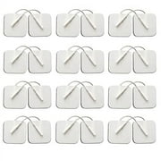 24PCS TENS Unit Replacement .. .. Pads 2X2, Reusable .. Tens .. Pads, Replacement .. Electrode Patches .. Compatible .. with AUVON TENS, .. .. TENS 7000, HealthmateForever TENS ..