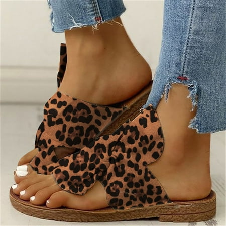 

Shldybc Sandals Women Women Ladies Fashion Flat Heel Sandals Comfortable Round Toe Causal Sandals Shoes Summer Savings Clearance
