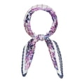 thumbnail image 1 of INSPIRE CHIC Bufanda de Cuello con Pliegues, Lunares, Flores y Rombo Púrpura, 1 of 6