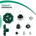 thumbnail image 5 of P-164KT-807 Complete Wall Hydrant Service Repair Kit for Prier P-164 Series Wall Hydrant Freezeless Faucet Repair Kit, 5 of 6