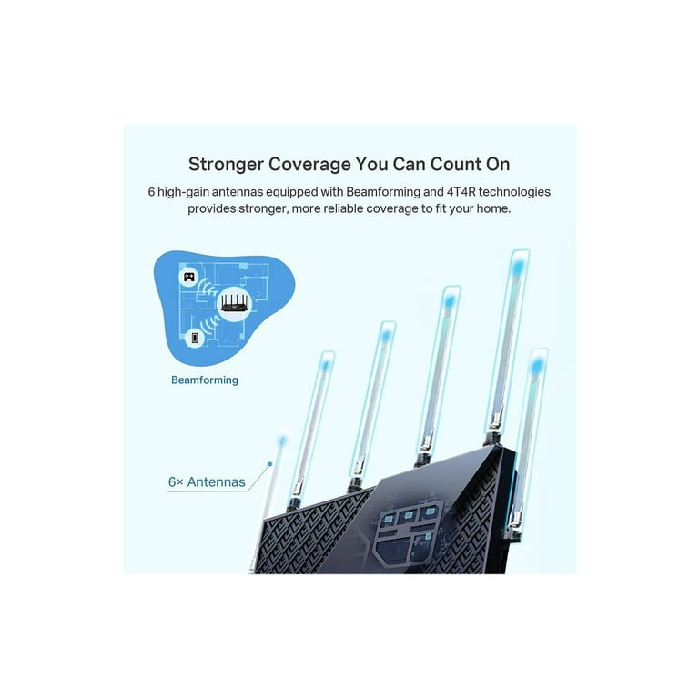 TP-Link Archer AX73 - AX5400 WiFi 6 Router - High-Speed TP-Link Archer AX73 - AX5400 WiFi 6 Router - High-Speed