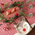 Sulgyt 10 Pcs Christmas Disposable Plates Santa Paper Plates for