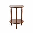 thumbnail image 1 of predolo Pequeña Mesa Redonda de Madera Estilo Europeo Mesita Redonda Pequeña Diseño Clásico Mesita de Rincón de Madera para Balcón, Dormitorio, Entrada, 1 of 10