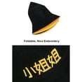 thumbnail image 2 of Double-sided Bucket Hat Fisherman's Cap Men Women Embroidery Pattern Cotton, 2 of 5