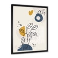thumbnail image 2 of Designart 'Ancient Boho Art Minimalistic Flowers II' Modern Framed Art Print, 2 of 4