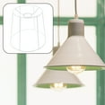 thumbnail image 2 of RUNROTOO Lamp Bracket for Shade Iron White with Craftsmanship 1Set, 2 of 8
