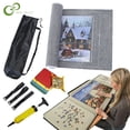 thumbnail image 3 of 1500-3000pcs Felt Puzzle Mat Set 3color Available Puzzle Playing Blanket with Portable Travel Storage bag Puzzle Accessories DDJ, 3 of 5