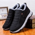 thumbnail image 5 of Xmyrz Snow Boots For Men Waterproof Cozy Round Toe Vogue Thin Flat Going Out Wide Calf Boots Winter Boots Mens Shoes, 5 of 9