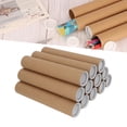 thumbnail image 4 of <p>Tubes à Affiches Ronds Tubes à Affiches Tubes de Courrier Tubes de Courrier Ronds 12 Pcs Tubes en Papier Ronds Tubes de Rangement pour Affiches Tubes en Papier Multi-Usages avec Couvercle en Plastique</p>, 4 of 7