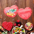 thumbnail image 2 of 25 bolsas de joyería con forma de corazón, autosellables, para regalos de fiesta, transparentes, para decoración, con cierre hermético, 2 of 8