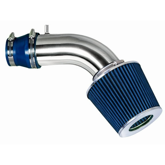 Rtunes Racing Short Ram Air Intake Kit   Filter Combo Compatible For 12-15 Rio / 11-17 Accent 1.6L / 11-17 Veloste Gdi 1.6L Engine / 11-13 Elantra 1.8L (Blue)