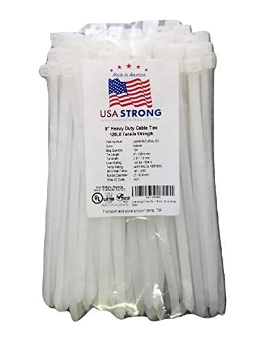 120 LB Tensile Streng Durable strong nylon tie wraps Heavy Duty Cable Zip Ties 