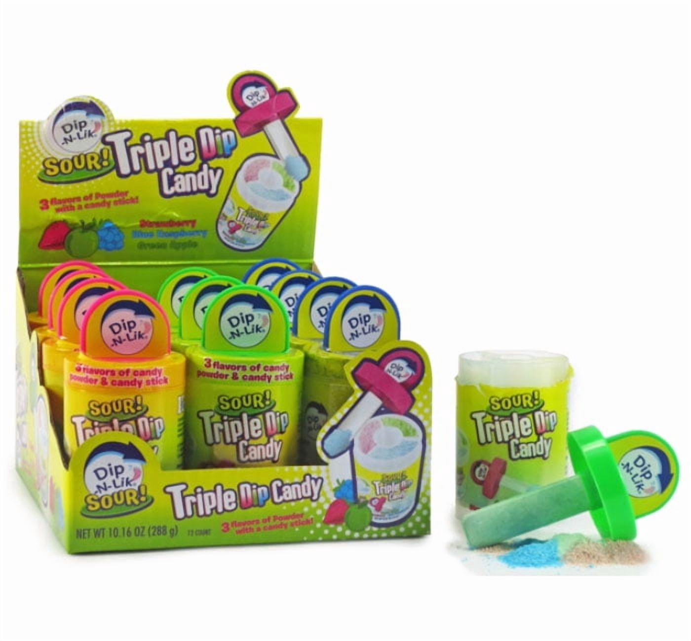 Sour Triple Dip Candy, 12 ct