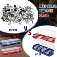 thumbnail image 4 of 8 Pcs Screw Organizers and Storage Bins with Locks Plastic Hardware Organizer Box with Compartment Bolt Organizer, 4 of 8