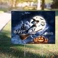 thumbnail image 4 of Happy Halloween Dalmatian Witch Pumpkins Bats Yard Sign Dog Lover Outdoor Home Lawn Garden Porch Decor - 13012, 4 of 5