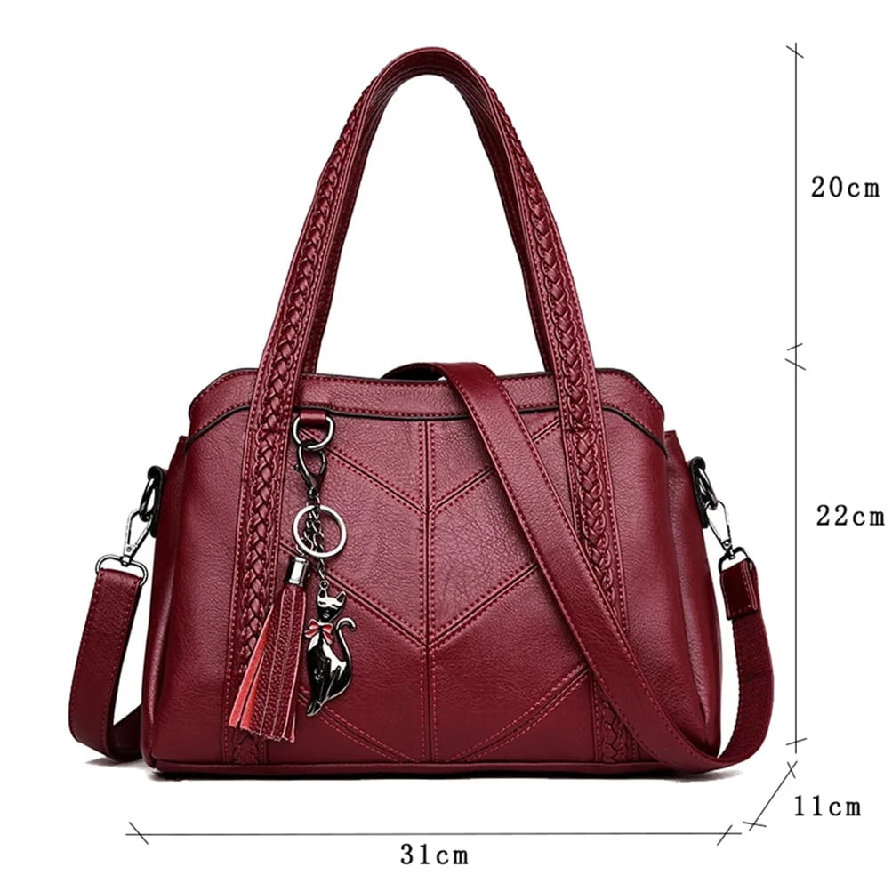 HMSHA Women Luxury Handbags Women Bags Designer Crossbody Bags for Women Purses and Handbags High Quality Leather Tote Bolsa Feminina