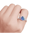 thumbnail image 1 of Magic Stone Mood Ring Adjustable Womens Temperature Change Color Oval Jewelry, 1 of 6
