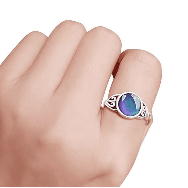 Emotion Mood Colour Ring – | Stone Mood Ring Adjustable Womens Temperature Change Color Oval Jewelry-size10 | tk.gov.ba