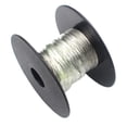 thumbnail image 3 of Dgol 168 Pies 0,02 Pulgadas (0,5 Mm) 304 Acero Inoxidable Cola De Tigre Alambre De Bloqueo De Cuentas 24 Awg Cable De Pesca Cuerda Con 30 Piezas Mangas De Prensado De Aluminio, 3 of 5