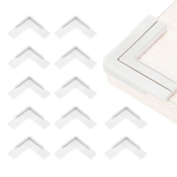 Uxcell Corner Protectors 12Pcs Table Corner Protectors Furniture Corner Guard and Edges Bumpers(Star-shaped, White)