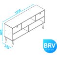 thumbnail image 2 of Mueble Rack Para hasta Tv 42' BRV Moveis BPP 31-129 2 cajones 3 nichos, 2 of 5