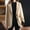 Khaki, variant on Xihbxyly Blazer Jackets for Women Casual Blazers Open Front Long Sleeve Work Office Sweater Blazer Women