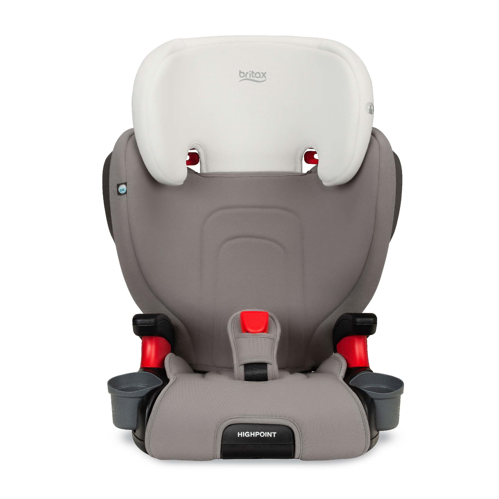 Britax Highpoint Backless Belt-Positioning Booster Seat, SafeWash Gray Ombre