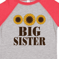 thumbnail image 4 of Inktastic Big Sister Announcement Sunflowers Girls Toddler T-Shirt, 4 of 5