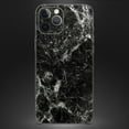 thumbnail image 4 of DesignSkinz Black Scratched Marble Full-Body Skin Decal Wrap Cover for iPhone SE, 4 of 9