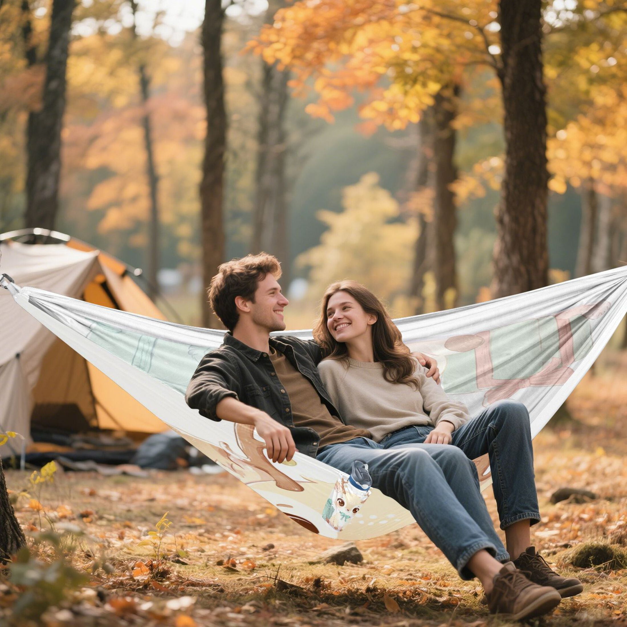 Hammock Camping Hammock Nylon Portable Hammock Travel Camping Hammock Cute Little Deer
