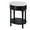 Black, variant on Butler Specialty Ellen White And Brown Marble & Wood Nightstand