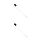 thumbnail image 1 of Ounissouiy Edge Brush Control de doble cara Nylon Teasing Hairbrush Smooth 2 en 1 Peine para el cabello Herramientas de belleza para Home Salon morado claro 2piezas, 1 of 6