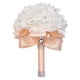 thumbnail image 1 of XmhyTop Ramo de rosas artificiales para boda, flores de champán, ramo de dama de honor con cintas de diamantes, ramos de flores falsas para bodas, compromisos, iglesias, 1 of 5