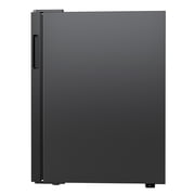 Simzlife 100 Can Beverage Refrigerator and Cooler with Glass Door for Home, 18.8 in D, 25 in H, Black