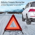 thumbnail image 2 of Triangular Car Emergency Breakdown Reflective Warning,Safety Foldable Parking Sign Car Breakdown Emergency Safety Triangle Stop Sign for Vehicle Emergency Indication, 2 of 9