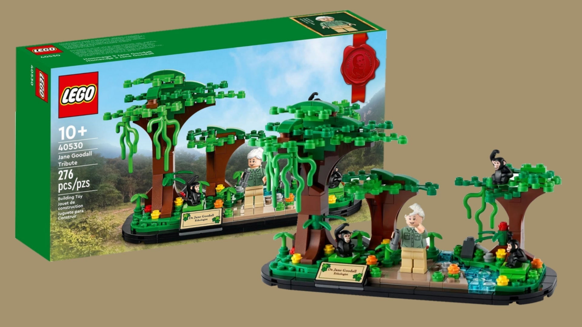 LEGO Jane Goodall Tribute 40530